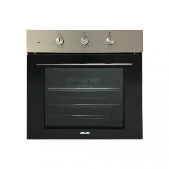 Luxell B66-S2 Ankastre Fırın 3 Düğmeli İnox