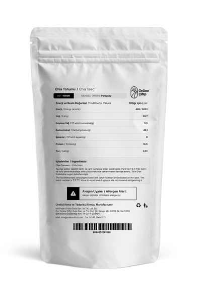 Online Çiftçi Chia Tohumu 100Gr - 2