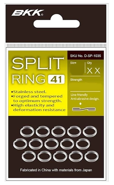 BKK Stainles Steel Split Ring-41 Halka