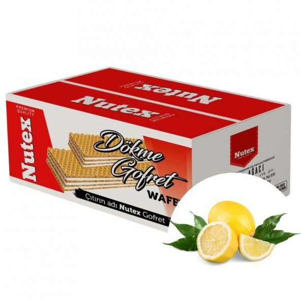 Nutex Nostalji Dökme Gofret Limon Aromalı Net 1.5KG