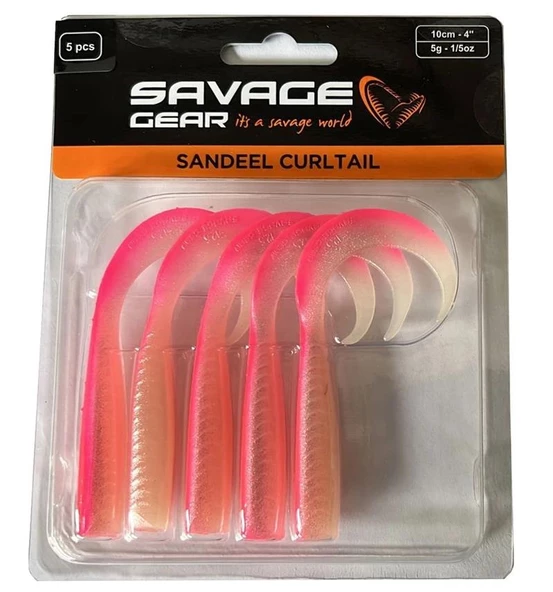 Savage Gear LB Sandeel Curltail 10 cm 5 gr Silikon Yem - 3