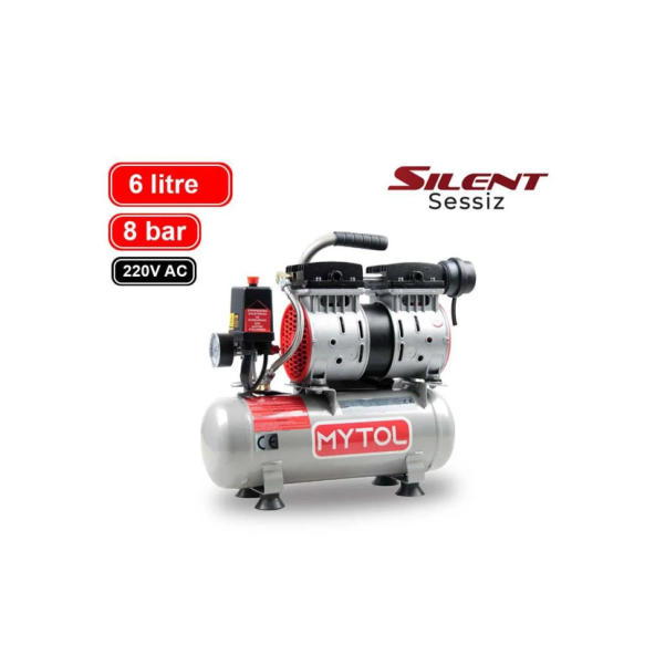 Mytol EWS06 0.75 HP 6 L Sessiz Kompresör - 2