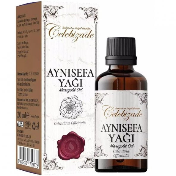 Çelebizade Aynısefa Çiçek Yağı 20 ml