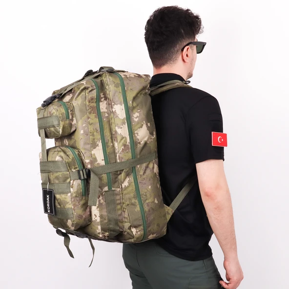 65 lt Jandarma Kamuflaj Outdoor Sırt Çantası - 2