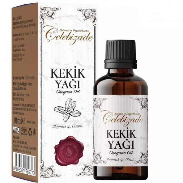 Çelebizade Kekik Uçucu Yağı 10 ml