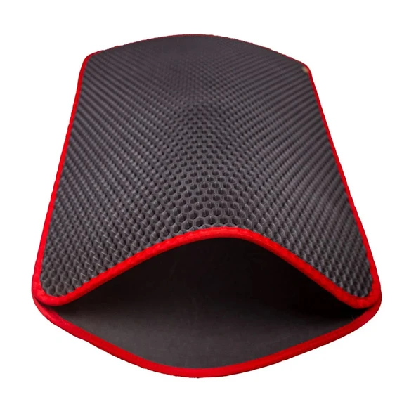 Cattie Altıgen Kum Toplayıcı Fonksiyonel Kedi Paspası Kırmızı 37*50 cm - 6