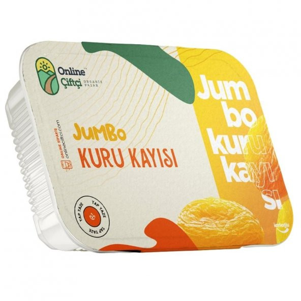 OnlineÇiftçi Sarı Jumbo Kayısı 400Gr