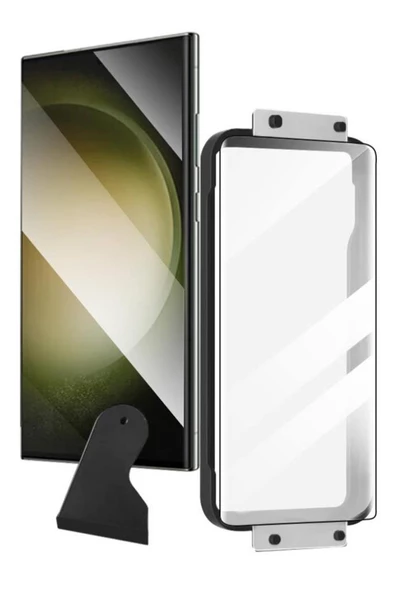 Galaxy S22 Ultra Uygulama Hizalama Aparatlı Estek Easy Body Ekran Koruyucu - 7