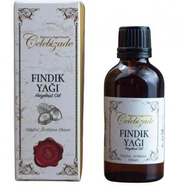 Çelebizade Fındık Yağı 50ml