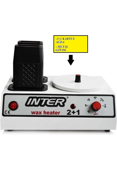 Inter Wax Heater 2 + 1 Kombine Ağda Makinesi - 2