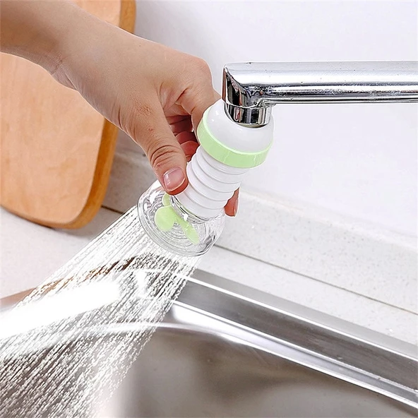 Tasarruflu Musluk Başlığı Su Tasarruflu Hareket Edebilir Banyo Mutfak - 6