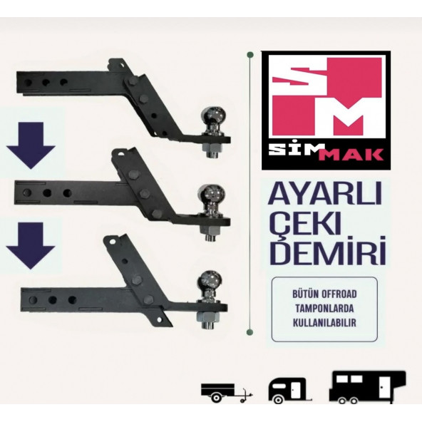 Simmak Off Road Ayarlı Çeki Demiri - 2