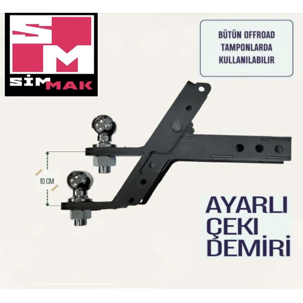 Simmak Off Road Ayarlı Çeki Demiri - 4