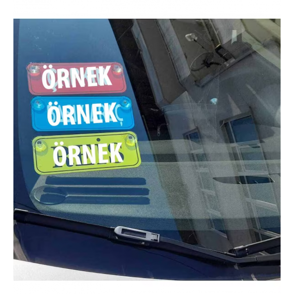 54  SAKARYA Yazılı Sarı Dekor Plaka Sök Tak Pratik - 2