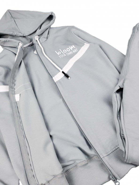 Unisex Şeritli Eşofman Takımı Bloom - 6