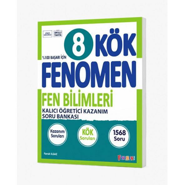 FENOMEN 8. sınıf KÖK FEN BİLİMLERİ SORU BANKASI ürün görseli