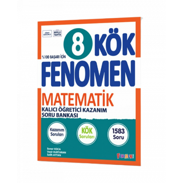 FENOMEN 8. sınıf KÖK MATEMATİK SORU BANKASI ürün görseli