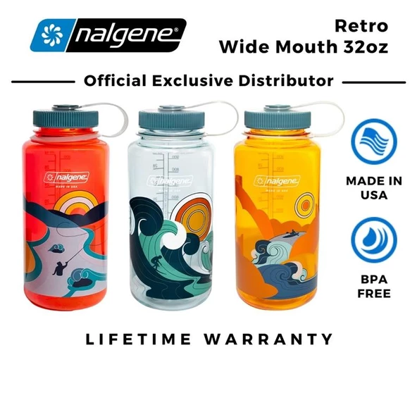 Nalgene 32oz WM Retro BottleTritan Suluk |Special Edition|