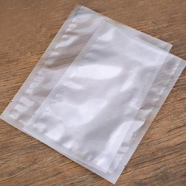 20X25 CM 5 KG 90 Micron Sadece Endüstriye Tip Düz Gıda Vakum Poşeti 20X25 CM - 4