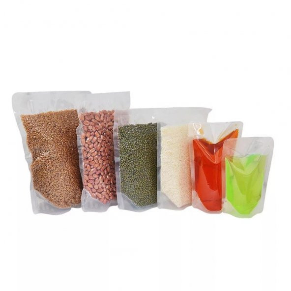 20X25 CM 5 KG 90 Micron Sadece Endüstriye Tip Düz Gıda Vakum Poşeti 20X25 CM - 5