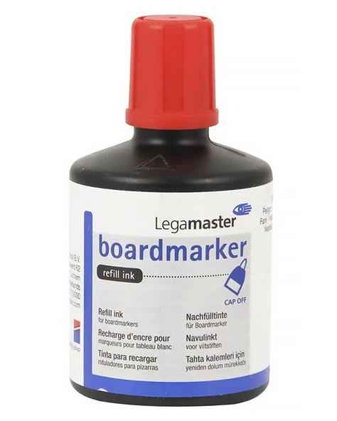 Legamaster 100ml Beyaz Yazı Tahtası Kalemi Yedek Mürekkebi Kırmızı