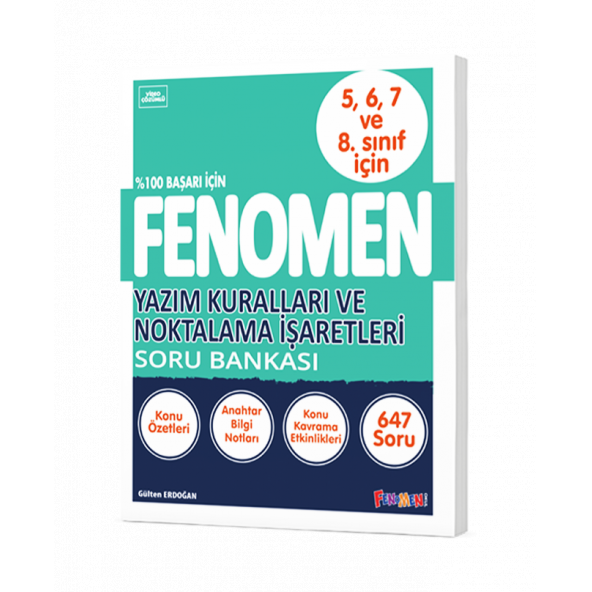 FENOMEN YAZIM KURALLARI VE NOKTALAMA İŞARETLER - PttAVM.com - 2024