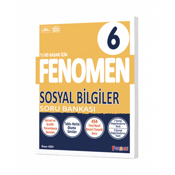 FENOMEN 6. sınıf Sosyal Bilgiler Soru Bankası (A-B)