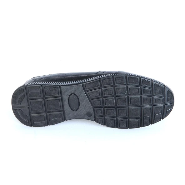 Moda Ayakkabı 1190-K Siyah Deri Erkek Casual Ayakkabı - 4