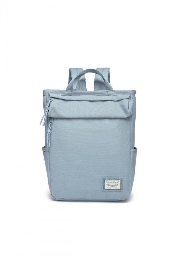 Bagacar Smart Bag 3195 Okul ve Günlük Laptop Bölmeli Sırt Çantası Buz Mavi
