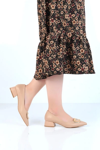 Moda Ayakkabı 12-023 Kadın Topuklu Ayakkabı - 5