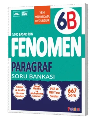 FENOMEN 6. SINIF PARAGRAF B SORU BANKASI ürün görseli