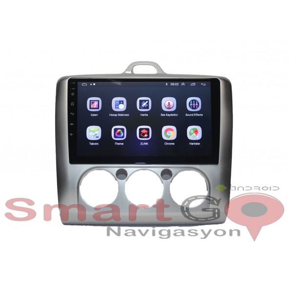 FORD FOCUS 2 9" MANUEL KLİMA 2007 / 2011 4 GB MULTİMEDYA - 2