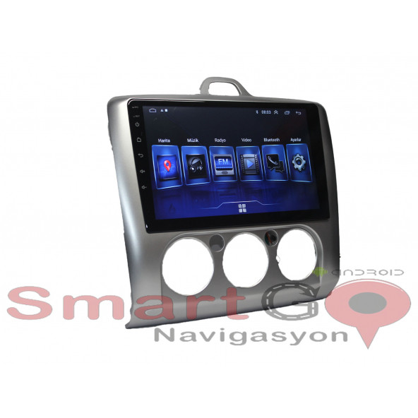 FORD FOCUS 2 9" MANUEL KLİMA 2007 / 2011 4 GB MULTİMEDYA - 4