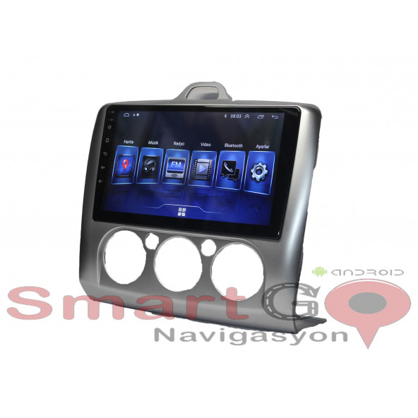 FORD FOCUS 2 9" MANUEL KLİMA 2007 / 2011 4 GB MULTİMEDYA - 5