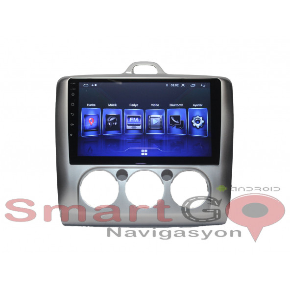 FORD FOCUS 2 9" MANUEL KLİMA 2007 / 2011 4 GB MULTİMEDYA - 6