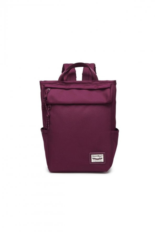 Bagacar Smart Bag 3195 Okul ve Günlük Laptop Bölmeli Sırt Çantası Bordo - 2