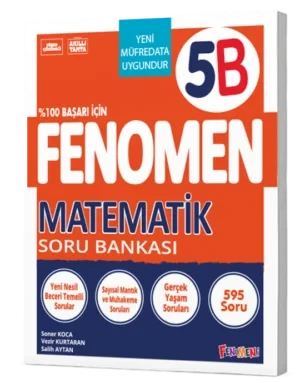 FENOMEN 5. SINIF MATEMATİK B SORU BANKASI ürün görseli
