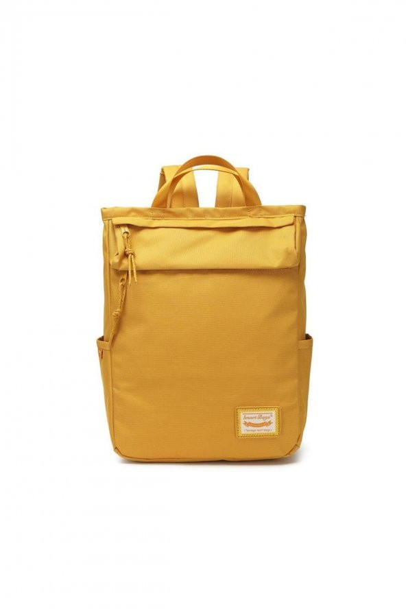 Bagacar Smart Bag 3195 Okul ve Günlük Laptop Bölmeli Sırt Çantası Hardal - 3