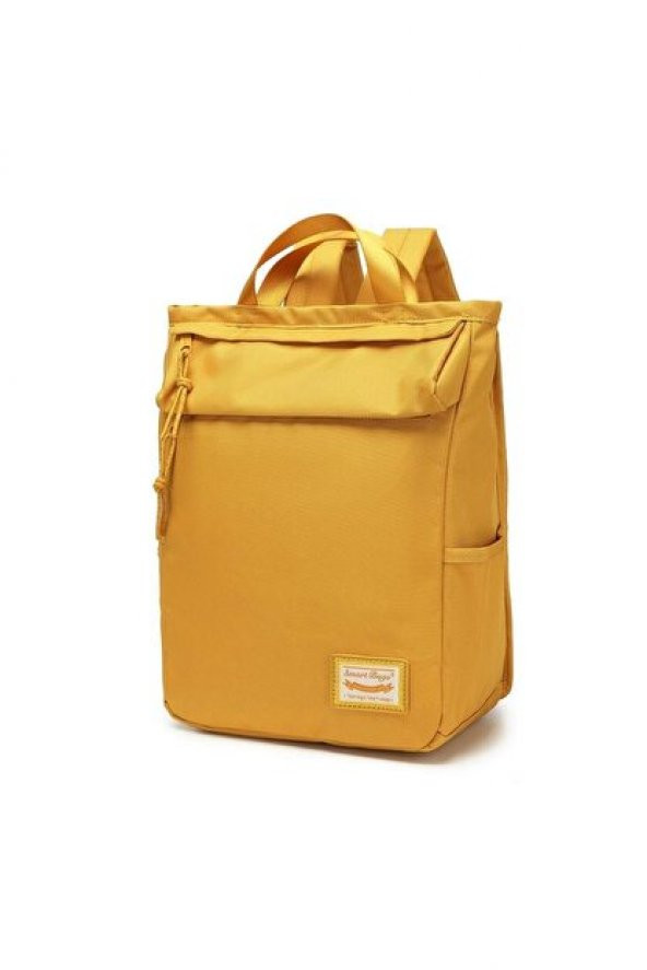 Bagacar Smart Bag 3195 Okul ve Günlük Laptop Bölmeli Sırt Çantası Hardal - 4