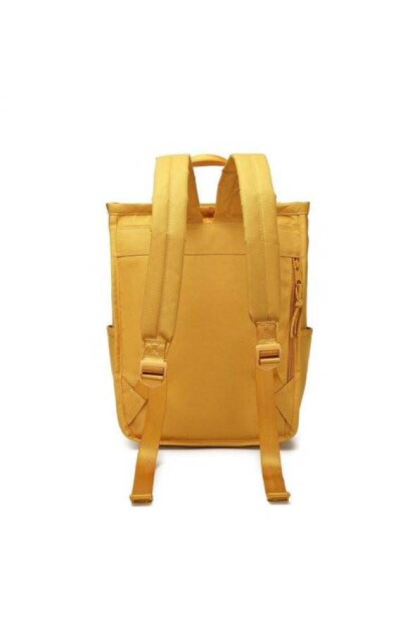 Bagacar Smart Bag 3195 Okul ve Günlük Laptop Bölmeli Sırt Çantası Hardal - 7