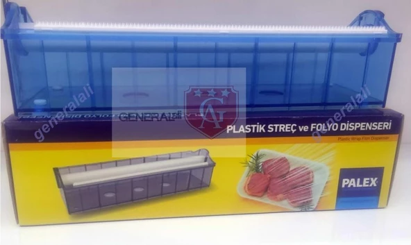 Palex Kırılmaz Streç Ve Alüminyum Folyo Dispenseri Kayar Bıçaklı Plastik 35cm - 4