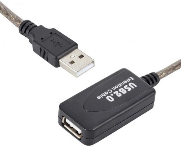 Aktif USB Dişi Erkek Uzatıcı Uzatma Ek Kablosu 20 Metre - 4