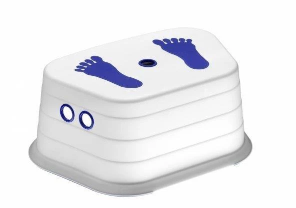 Çocuk Basamağı Yükseltici Basamak Kaydırmaz Tabure Beyaz MP - 2