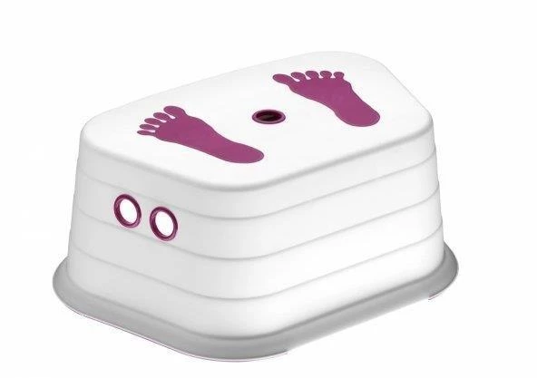 Çocuk Basamağı Yükseltici Basamak Kaydırmaz Tabure Beyaz MP - 3