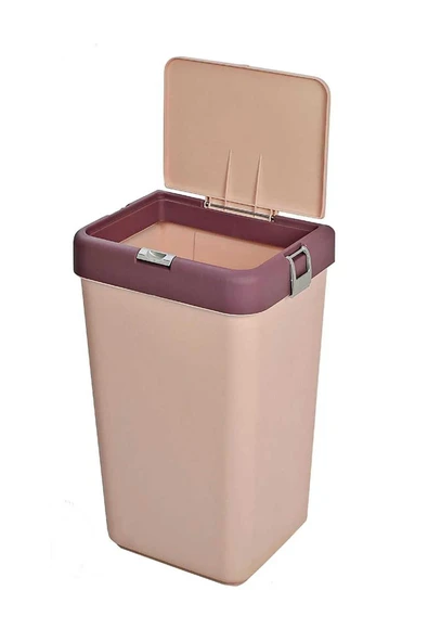Motek Kirli Çamaşır Sepeti Pratik Kapaklı 40 Litre MT08 - 11