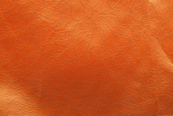 ŞANZELİZE SATEN MODEL TURUNCU RENK TEK KANAT Pileli Fon Perde 75*260 cm - Resim 3