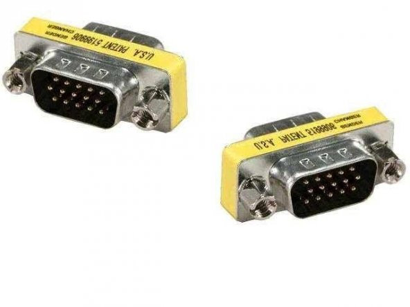 3 Sıra 15 Pin D-Sub Erkek - Erkek Ara Aparat