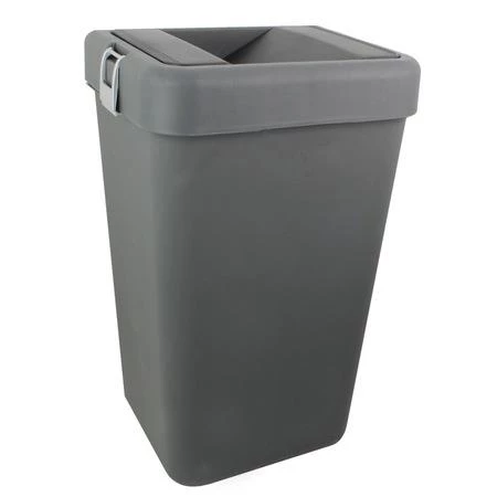 Motek 40 Litre Hassas Kapaklı Tek Gözlü Çöp Kovası - 2