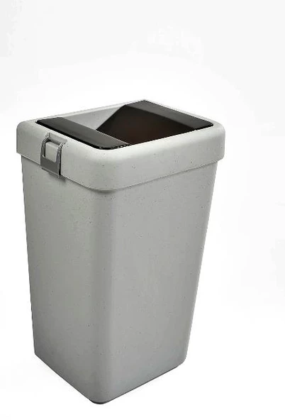 Motek 40 Litre Hassas Kapaklı Tek Gözlü Çöp Kovası - 3