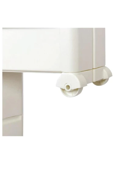 Motek Çok Amaçlı Tekerlekli Mutfak Rafı Banyo Rafı Organizer SR-02 - 4